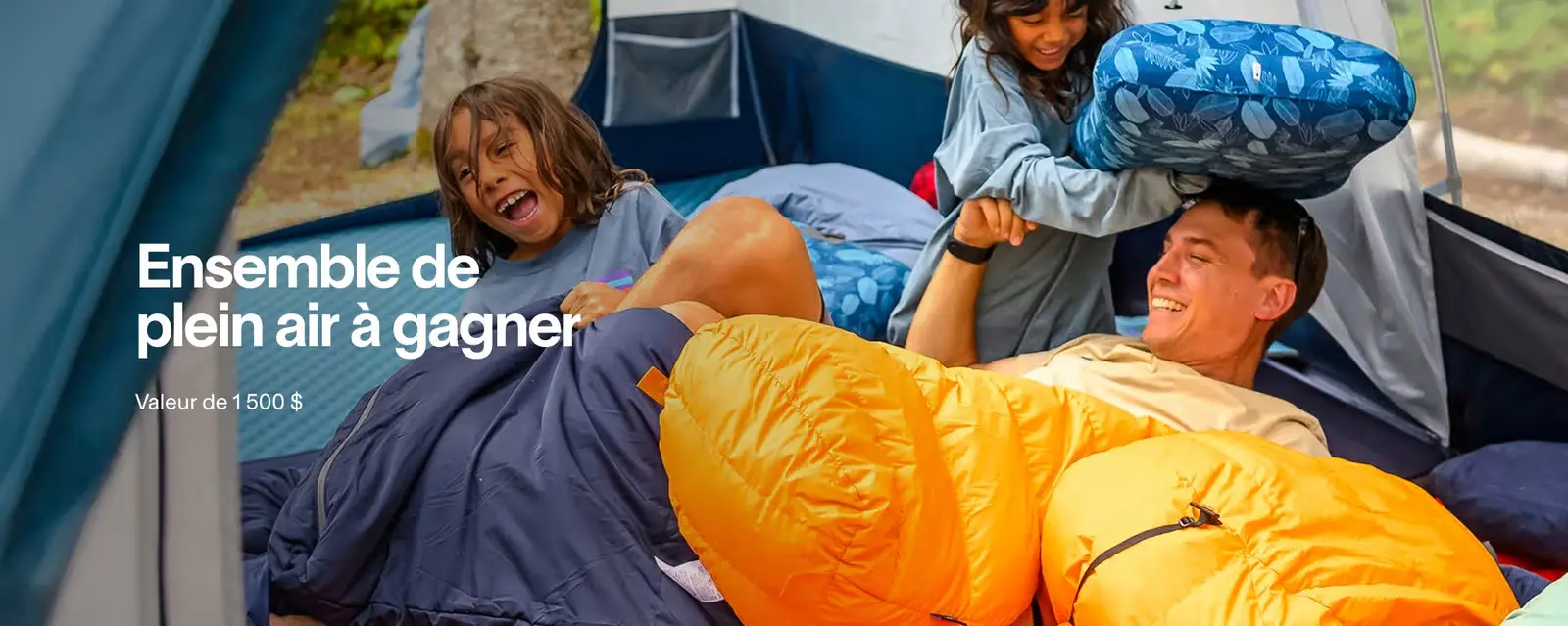 gagnez un ensemble da camping de 2000$ avec MEC