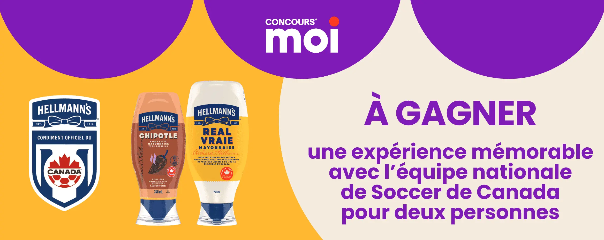 concours Hellmann's gagnez une expérience avec l'équipe de soccer Canada
