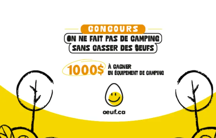 gagnez un équipement de camping avec Télé Québec
