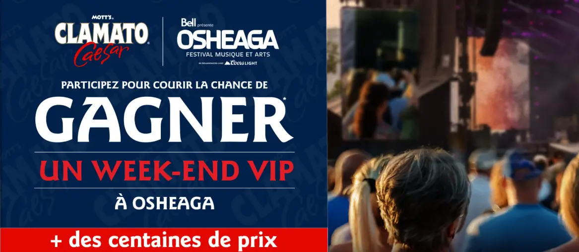 gagnez une expérience pour Clamato