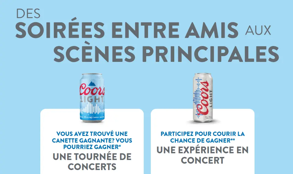 gagnez une expérience VIP en concert