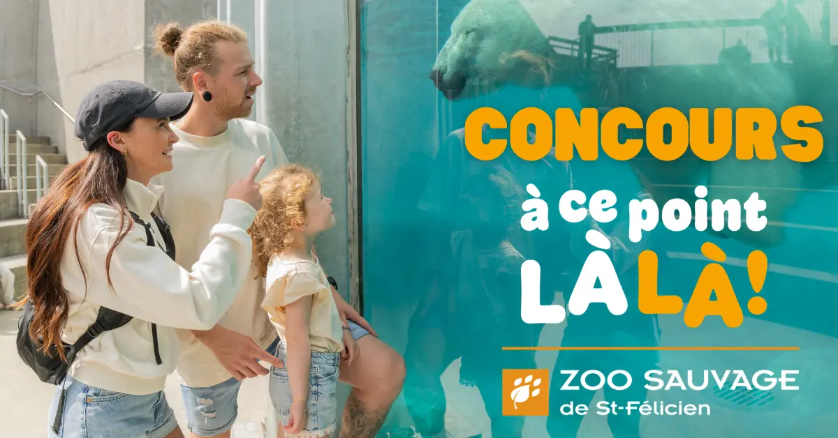 gagnez des billets pour le zoo sauvage de St-Félicien
