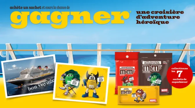 gagnez une croisière Disney avec M&M