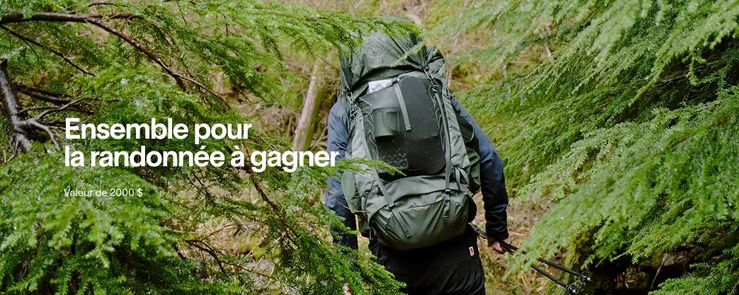 gagnez un ensemble de randonnée