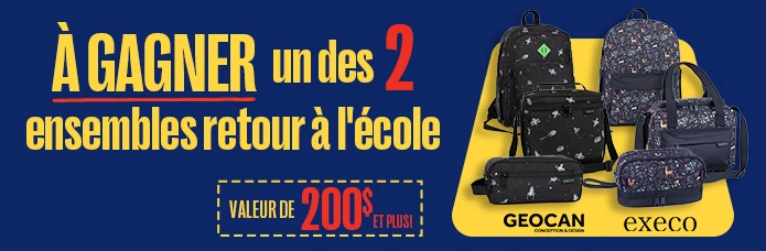 retour à l'école Jean Coutu