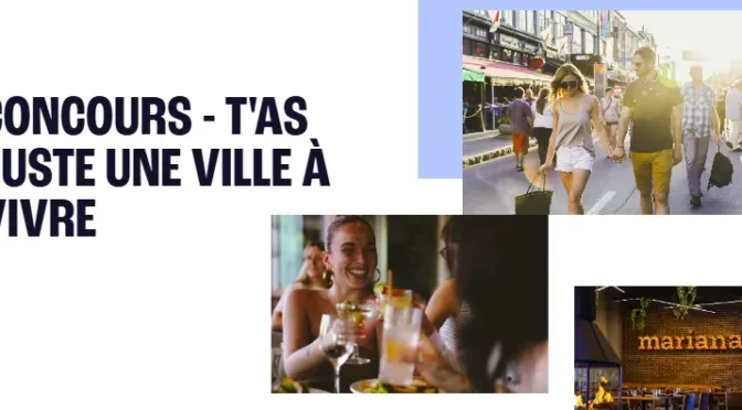 concours t'as juste une ville à vivre