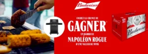 gagnez un BBQ Napoléon avec Budweiser