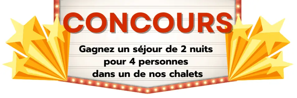gagnez un séjour en chalet à la Pourvoirie Trudeau