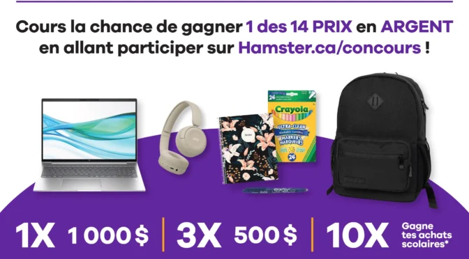 gagnez des prix en argent avec Hamster
