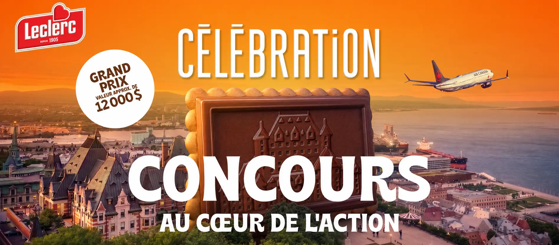 gagnez un voyage à Québec avec Leclerc