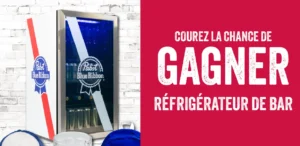 gagnez un réfrigérateur de bar