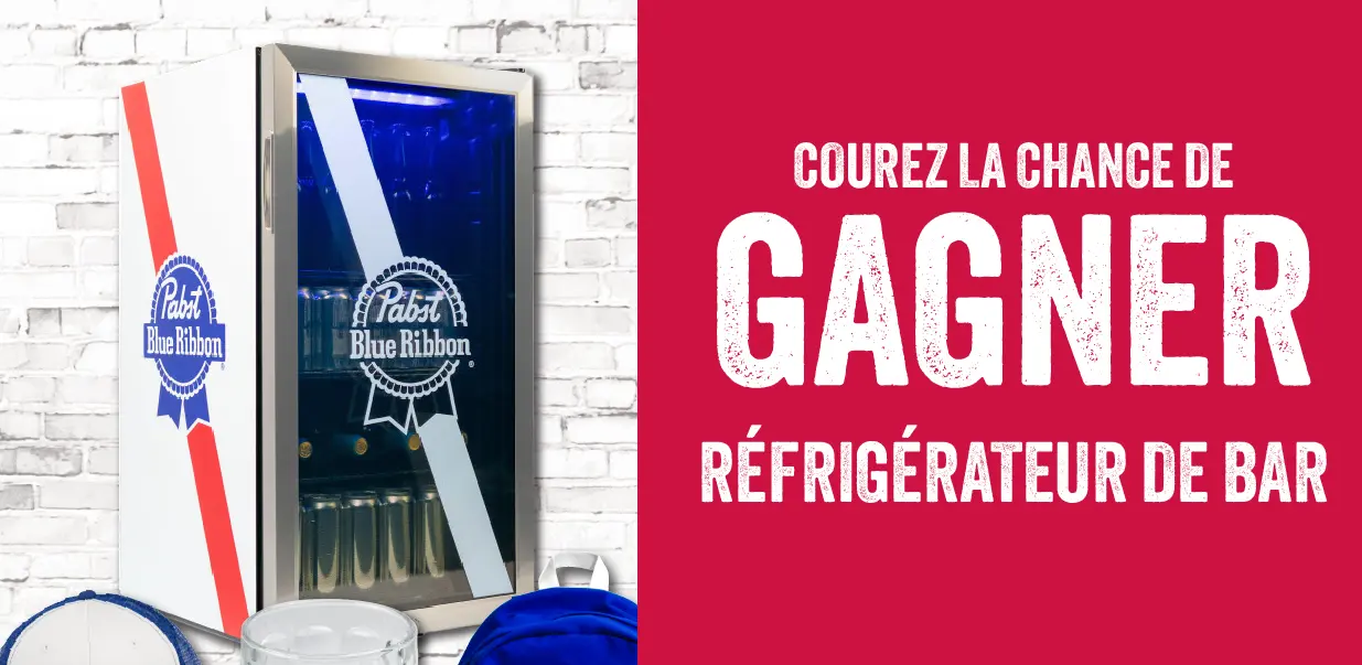 gagnez un réfrigérateur de bar
