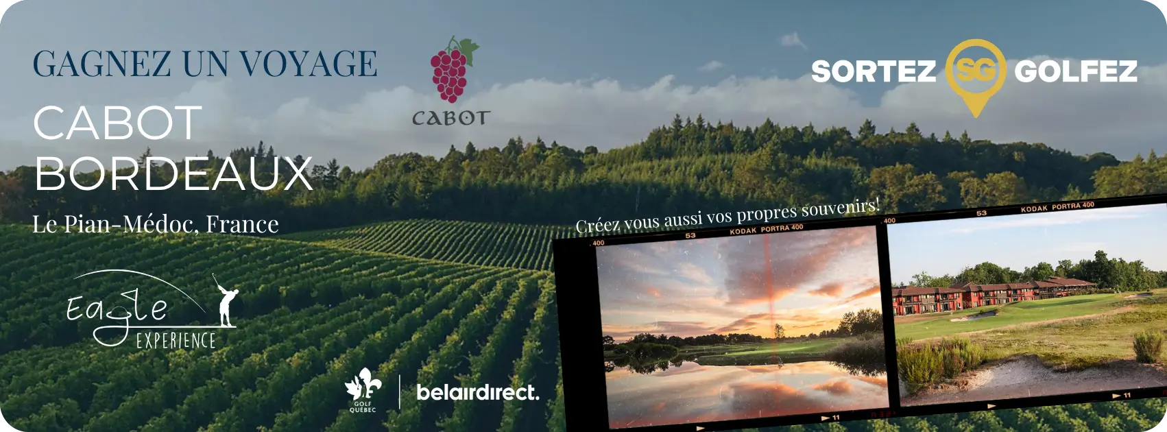 gagnez un séjour de golf en France