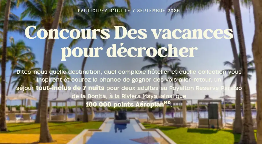 gagnez des vacances à Riviera Maya