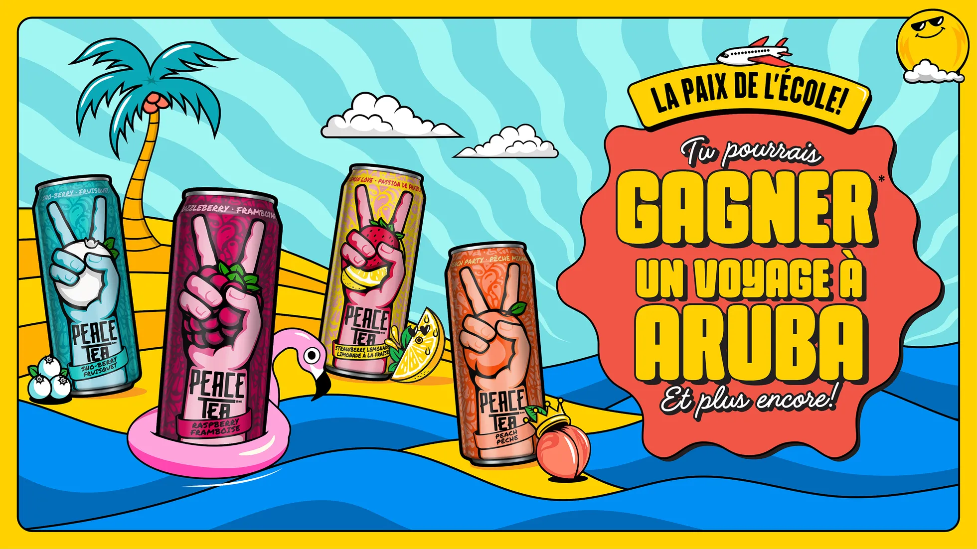 Gagnez un voyage à Aruba avec Peace Tea