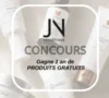 Courez la chance de gagner un an de produits JN Esthétique avec un nettoyant, un exfoliant et une crème hydratante renouvelés tous les trois mois!