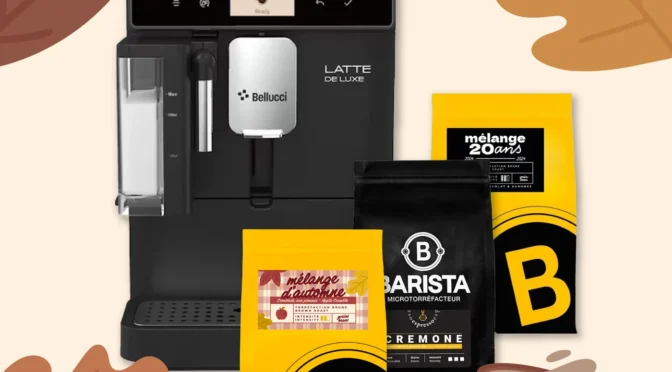 Gagnez une machine espresso Bellucci Latte Deluxe et l’équivalent d’un an de café gratuit avec Café Barista
