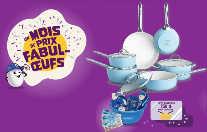 gagnez une batterie de cuisine