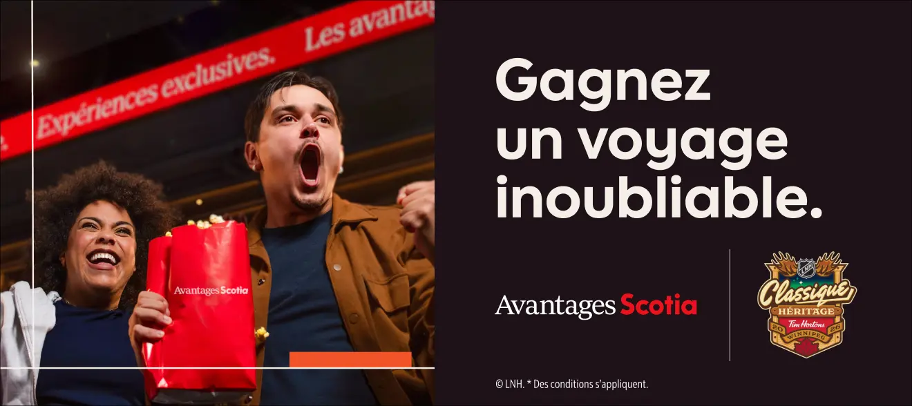 Gagnez un voyage pour quatre personnes afin d’assister à la Classique Héritage de la LNH Tim Hortons 2026