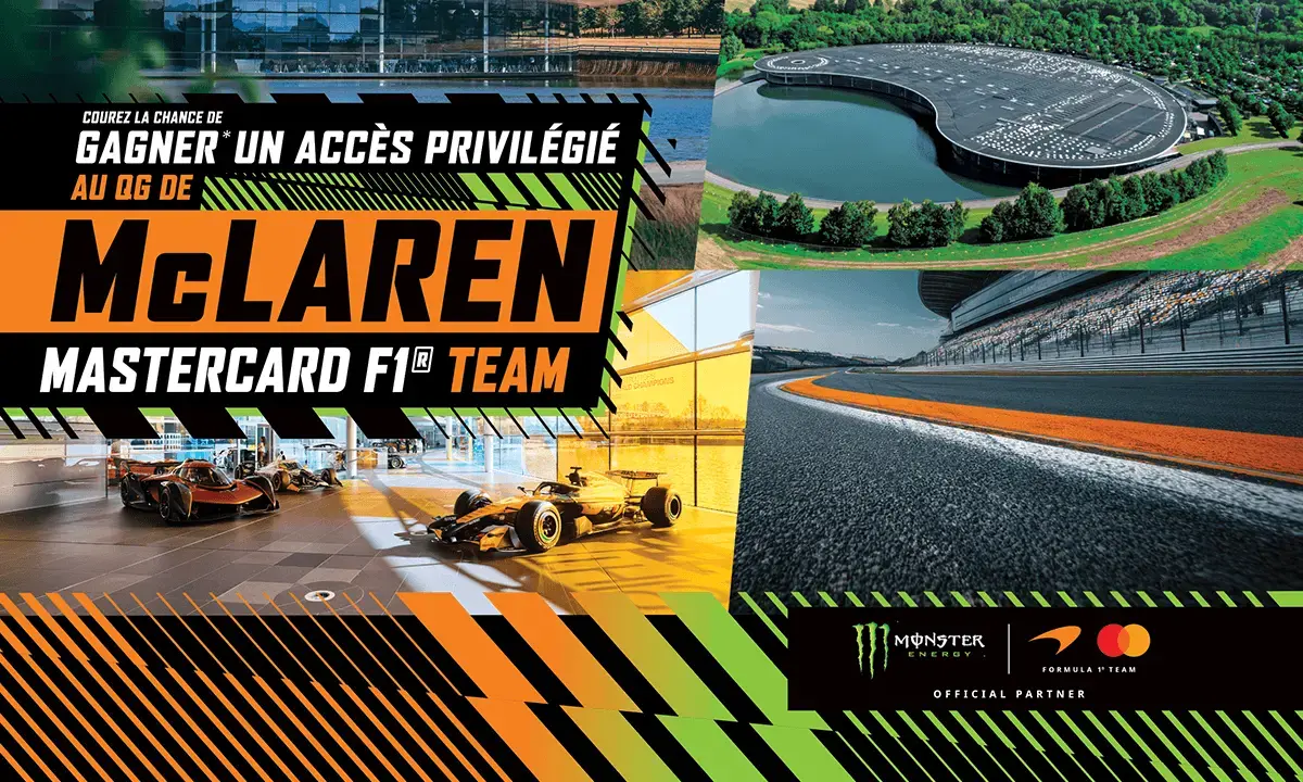 Courez la chance de gagner un voyage pour deux en Angleterre avec visite du siège social de McLaren