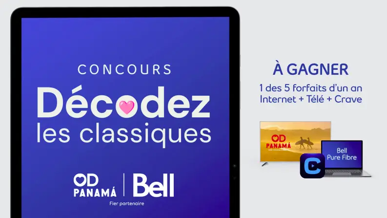 Décodez les énigmes d'Occupation Double et gagnez un an de Télé Fibe, Internet Pure Fibre et Crave avec Bell