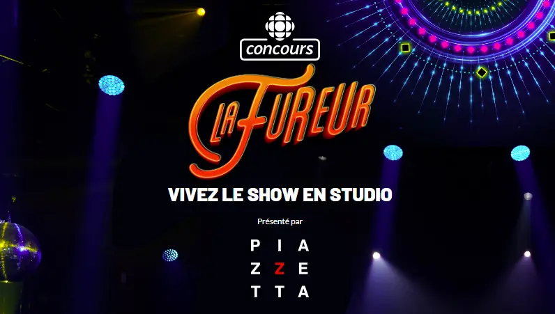 Gagnez une paire de billets pour assister à La fureur en studio à Montréal et une carte-cadeau La Piazzetta de 250$!