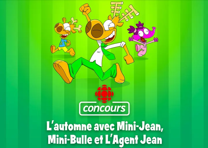 Gagnez un ensemble-cadeau L'Agent Jean, Mini-Jean et Mini-Bulle comprenant des livres, des foulards et des t-shirts avec Radio-Canada!