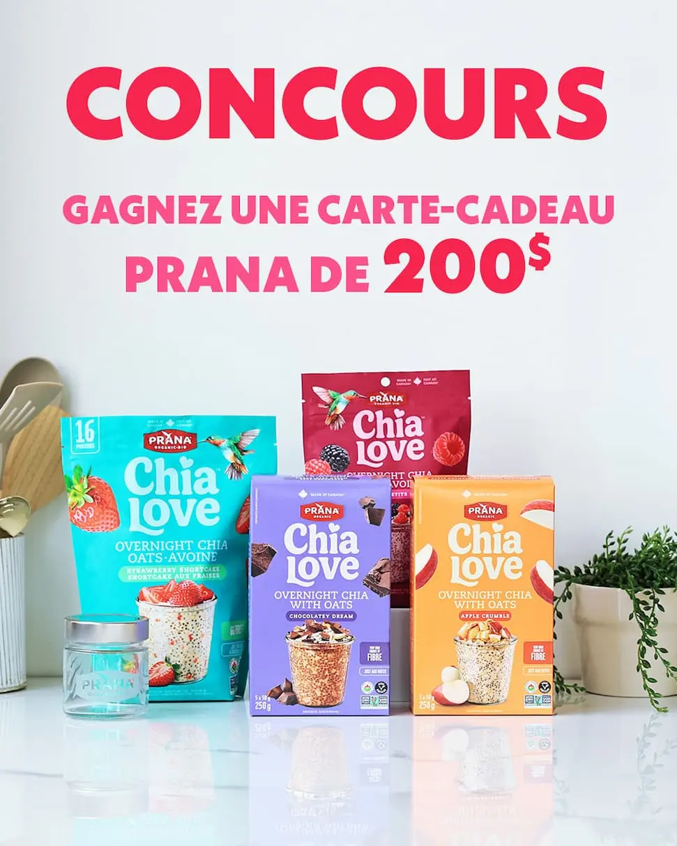 Gagnez une carte-cadeau électronique PRANA de 200$
