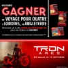 concours pogo et Tron, voyage à Londres à gagner
