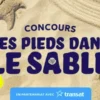 concours les pieds dans le sable