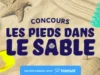 concours les pieds dans le sable