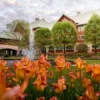 Séjour en fleurs auberge Godefroy